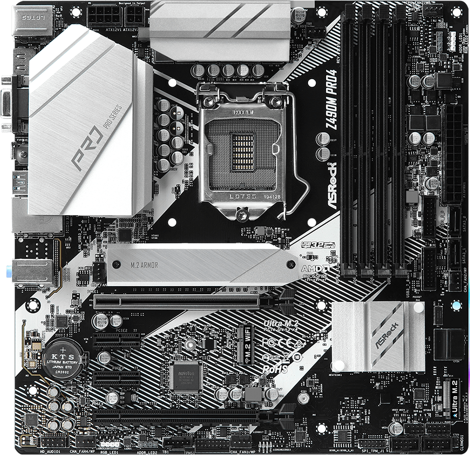 Asrock Z490M Pro4 - Motherboard Specifications On MotherboardDB